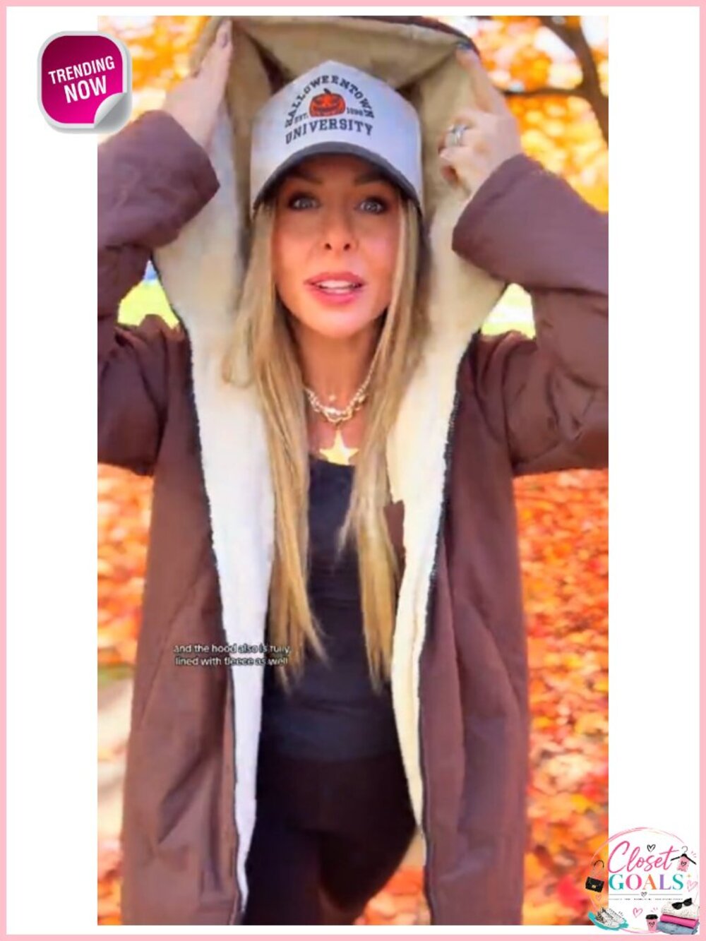 Women's Fleece Long Winter Coat Hooded Oversized Warm Zip Up Jacket - Picture 6 of 6